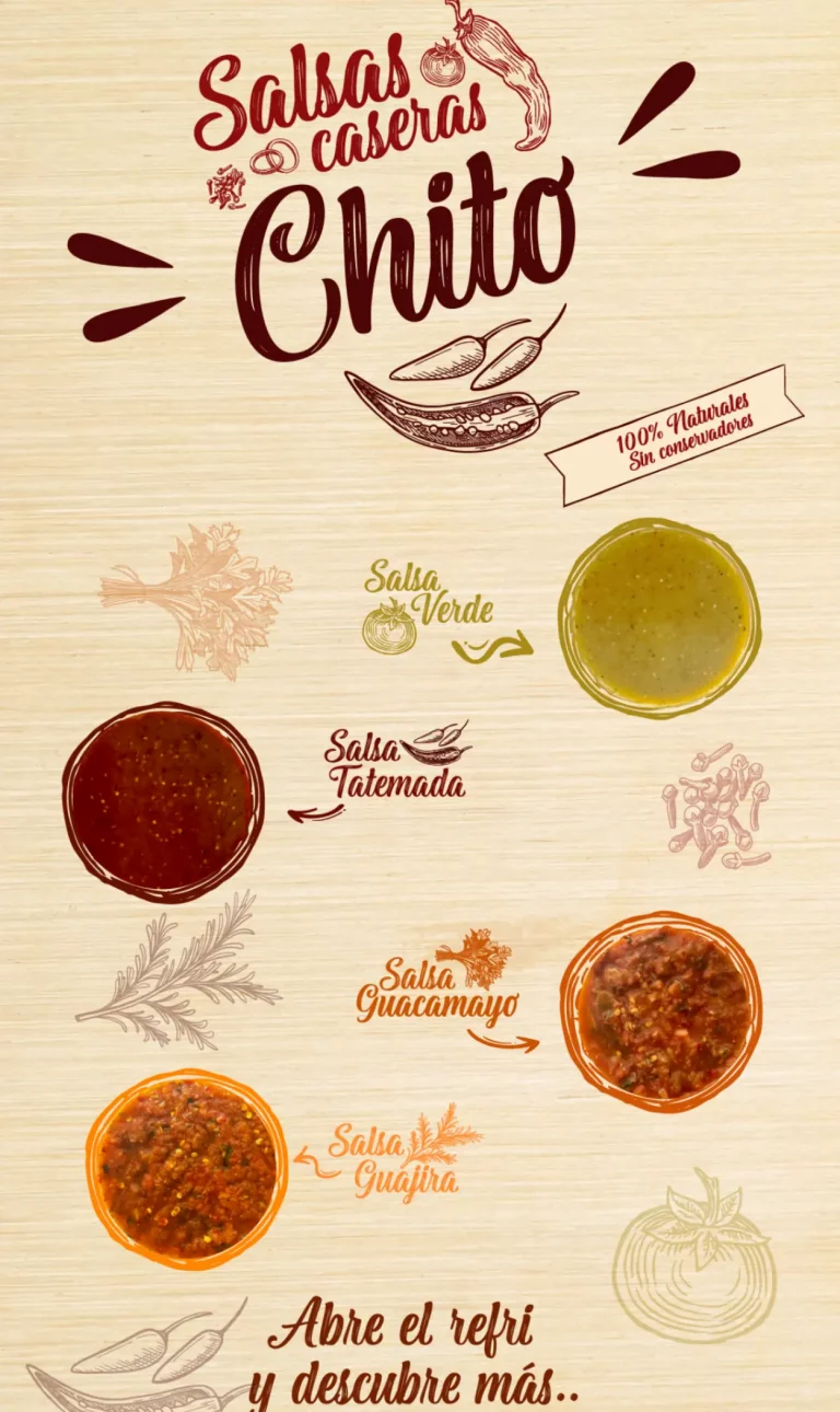 Salsas Caseras Chito en Tulsa Oklahoma | Verde, Tatemada, Guacamayo y Guajira
